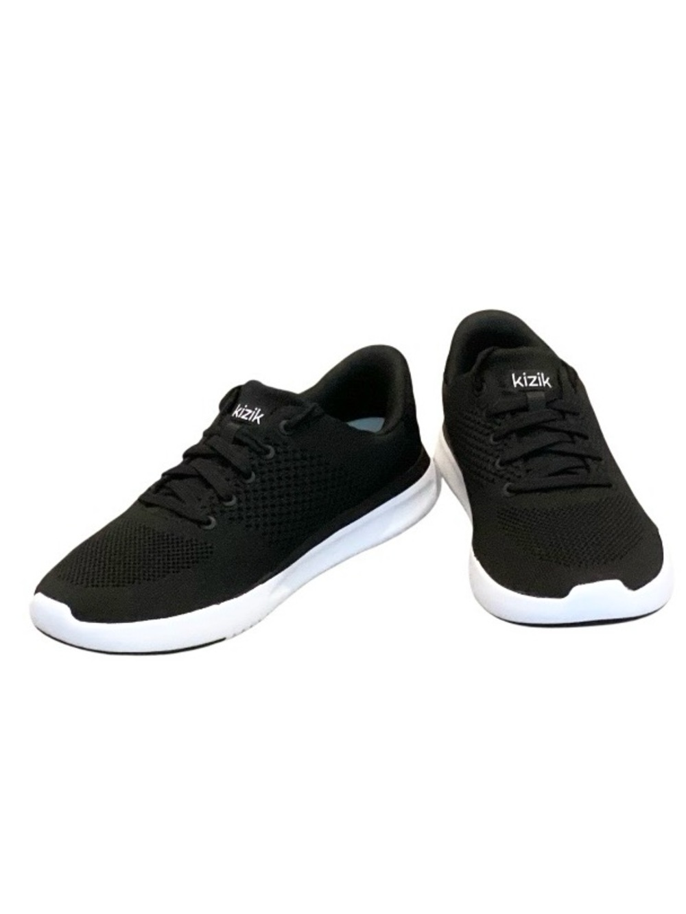 Kizik Lima Black Knit Hands Free Slip On Sneakers 7 Wide (8.5 men’s)